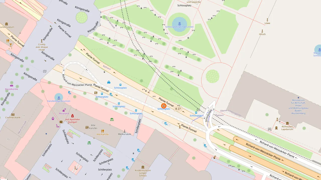 Haltestelle Schlossplatz