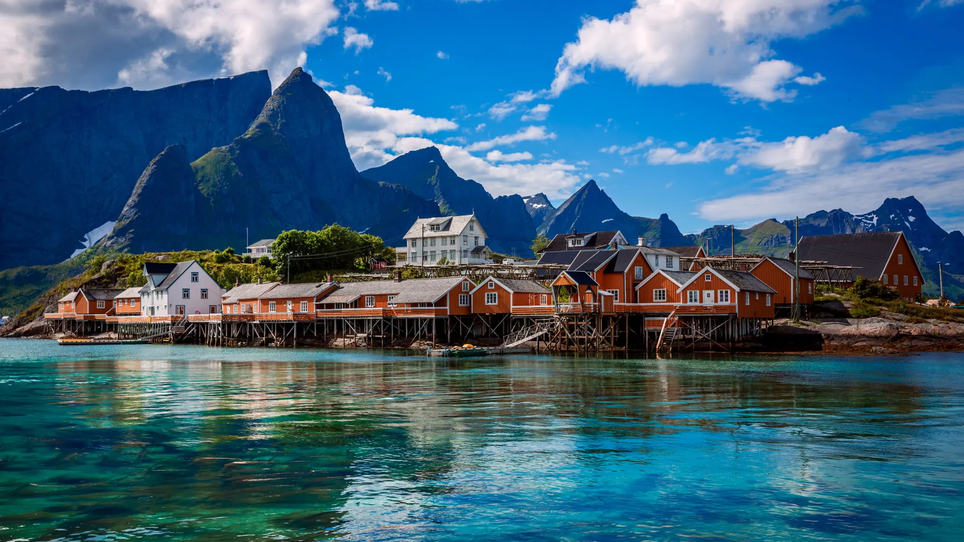 Stadt Norwegen Reisen Fjord